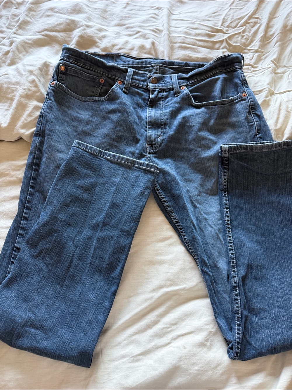 Levi's Men's Dark Blue Relaxed Straight Jeans